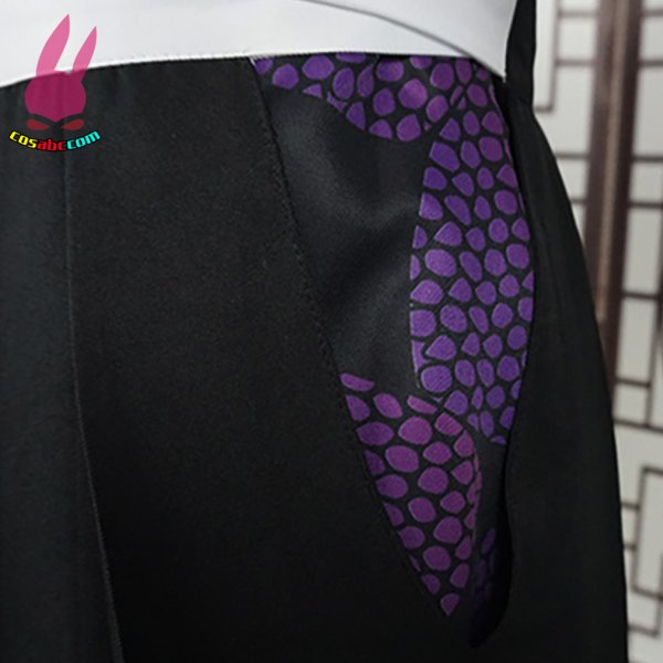 画像6: cosabc　鬼滅の刃 黒死牟　こくしぼう　継国 巌勝　つぎくに　みちかつ　 風 コスプレ衣装 イベント 演出服 二次会 コスチューム パーティー ハロウィン (6)