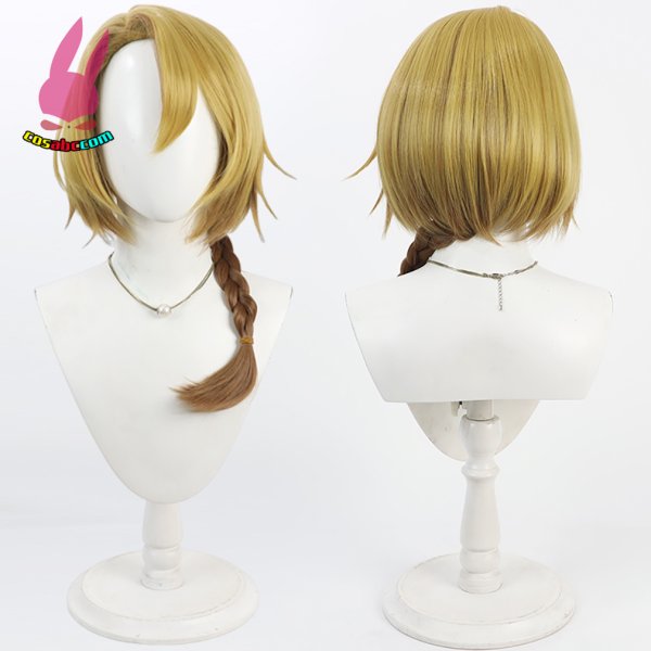 画像5: cosabc バーチャルYouTuber　にじさんじ　ルカ・カネシロ  風 コスプレウィッグ かつら コスチューム イベント 変装 仮装 パーティー ハロウィン (5)