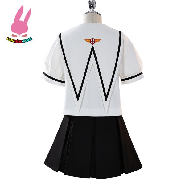 画像2: cosabc カードキャプターさくら　木之本 桜　きのもと　さくら  風 コスプレ衣装 イベント 演出服 二次会 コスチューム パーティー ハロウィン (2)