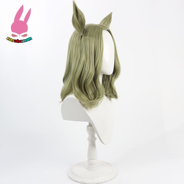 画像2: cosabc ウマ娘 プリティーダービー　エアメサイア　  風 コスプレウィッグ かつら コスチューム イベント 変装 仮装 パーティー ハロウィン (2)