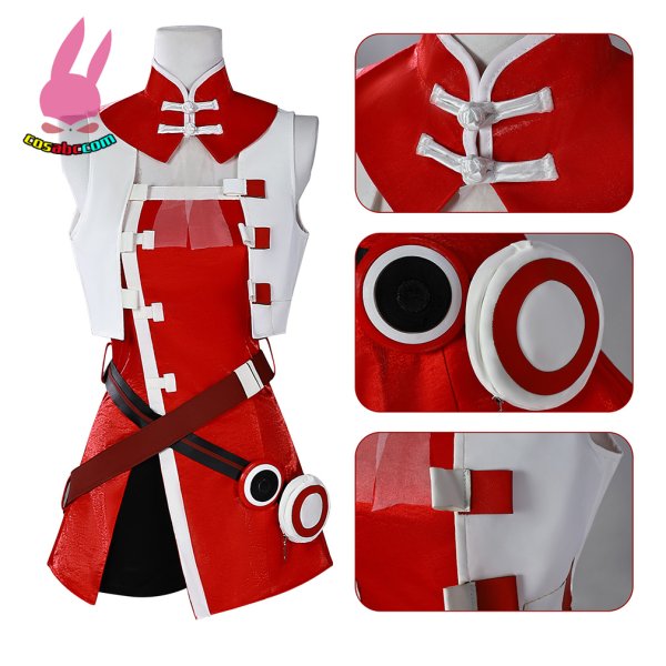 画像8: cosabc バーチャルYouTuber　Vsinger 　楽正綾  風 コスプレ衣装 イベント 演出服 二次会 コスチューム パーティー ハロウィン (8)