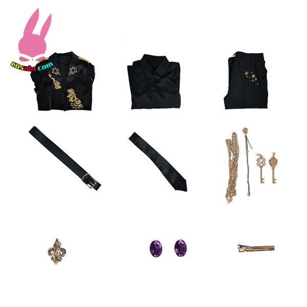 画像14: cosabc ツイステッドワンダーランド　ポムフィオーレ　オクタヴィネル　ディアソムニア　イグニハイド　スカラビア　サバンクロー　ハーツラビュル  風 コスプレ衣装 イベント 演出服 二次会 コスチューム パーティー ハロウィン (14)