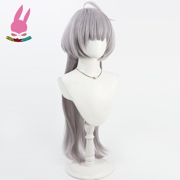 画像2: cosabc ブルーアーカイブ　箭吹 シュロ　花鳥風月部  風 コスプレウィッグ かつら コスチューム イベント 変装 仮装 パーティー ハロウィン (2)