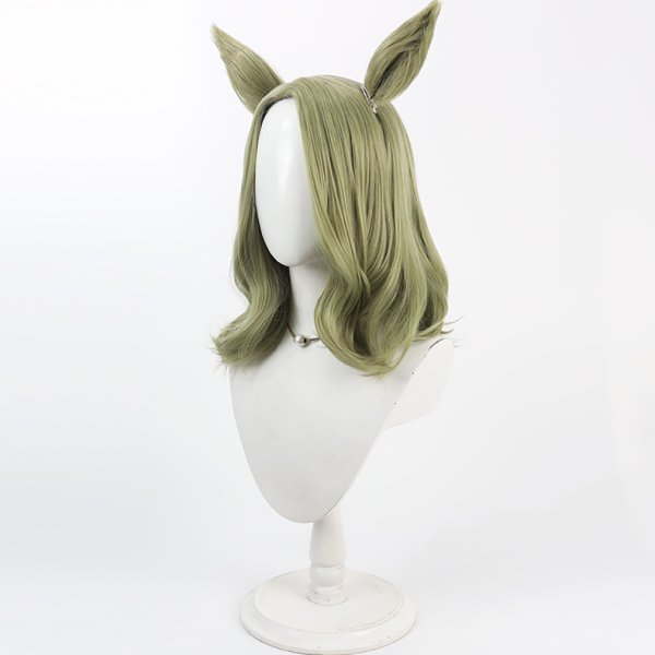 画像4: cosabc ウマ娘 プリティーダービー エアシャカール  風 コスプレウィッグ かつら 尻尾 コスチューム イベント 変装 仮装 パーティー ハロウィン (4)