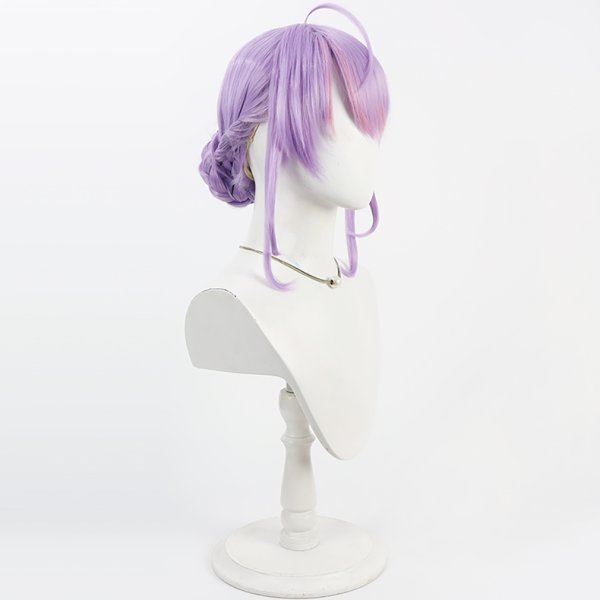 画像2: cosabc vtuber にじさんじ 梢桃音 こずえもね  風 コスプレウィッグ かつら コスチューム イベント 変装 仮装 パーティー ハロウィン (2)
