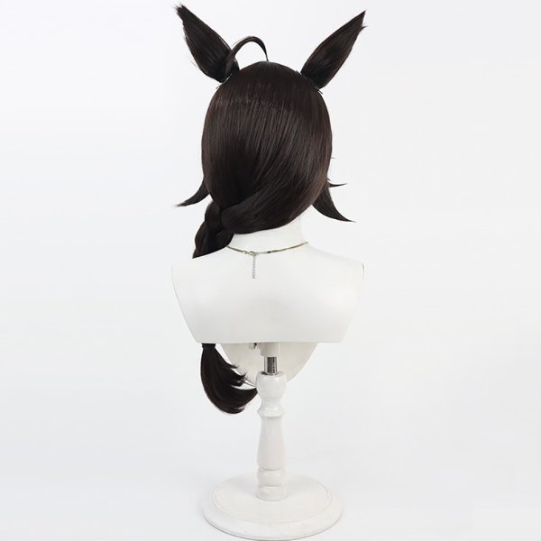 画像5: cosabc ウマ娘 プリティーダービー ライスシャワー  風 コスプレウィッグ かつら 尻尾 コスチューム イベント 変装 仮装 パーティー ハロウィン (5)