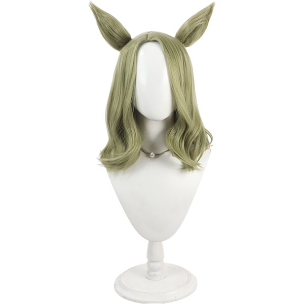 画像2: cosabc ウマ娘 プリティーダービー エアシャカール  風 コスプレウィッグ かつら 尻尾 コスチューム イベント 変装 仮装 パーティー ハロウィン (2)