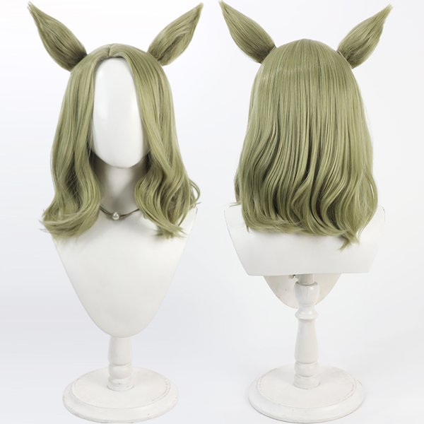 画像6: cosabc ウマ娘 プリティーダービー エアシャカール  風 コスプレウィッグ かつら 尻尾 コスチューム イベント 変装 仮装 パーティー ハロウィン (6)