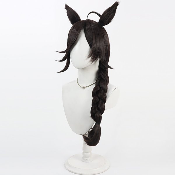 画像3: cosabc ウマ娘 プリティーダービー ライスシャワー  風 コスプレウィッグ かつら 尻尾 コスチューム イベント 変装 仮装 パーティー ハロウィン (3)