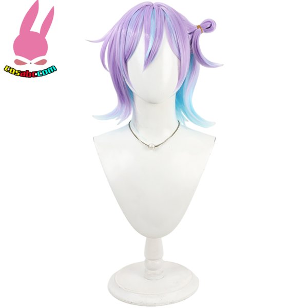 画像3: cosabc　にじさんじVTuber 星導ショウ  風 コスプレウィッグ かつら コスチューム イベント 変装 仮装 パーティー ハロウィン (3)