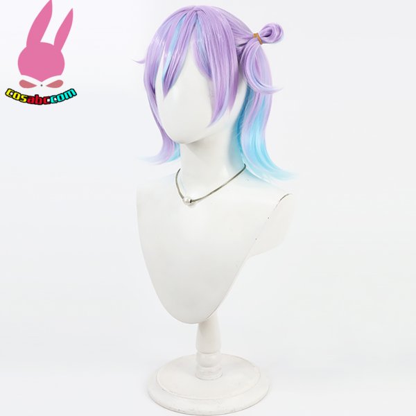 画像4: cosabc　にじさんじVTuber 星導ショウ  風 コスプレウィッグ かつら コスチューム イベント 変装 仮装 パーティー ハロウィン (4)