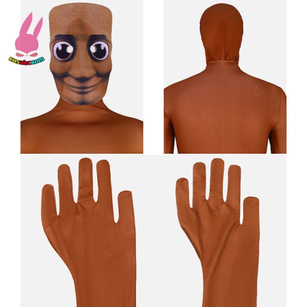 画像6: トゥントゥントゥンサフール 全身タイツ子供用 連体 着ぐるみ ステージ衣装 弾力と伸縮性あり コスチューム コスプレ衣装 ハロウイン仮装 ハロウインコス (6)