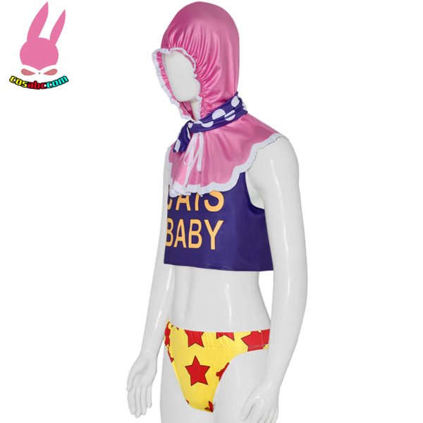 画像2: cosabc ONE PIECEワンピースセニョール・ピークSenor Pink cosplay スイスイの実 風  コスプレ衣装 イベント 演出服 二次会 コスチューム パーティー ハロウィン (2)
