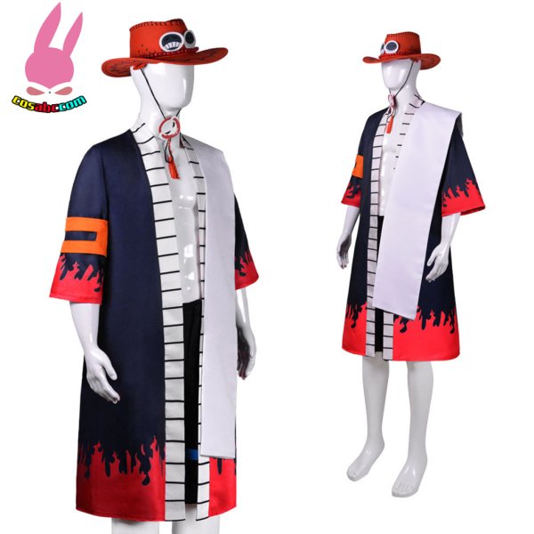 画像4: cosabc  ONE PIECEワンピース火拳のエース ポートガス・D・エース  風 コスプレ衣装 イベント 演出服 二次会 コスチューム パーティー ハロウィン (4)