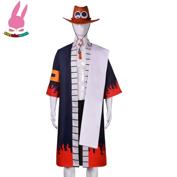 画像2: cosabc  ONE PIECEワンピース火拳のエース ポートガス・D・エース  風 コスプレ衣装 イベント 演出服 二次会 コスチューム パーティー ハロウィン (2)