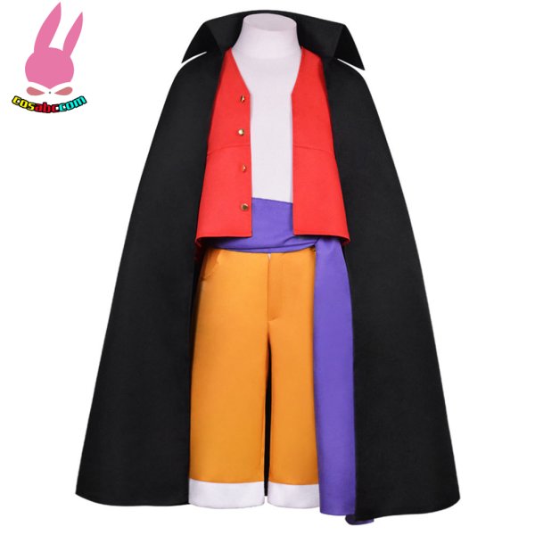 画像1: cosabc  ONE PIECE　ワンピースワノ国 オニの島編 ルフィ  風 コスプレ衣装 イベント 演出服 二次会 コスチューム パーティー ハロウィン (1)