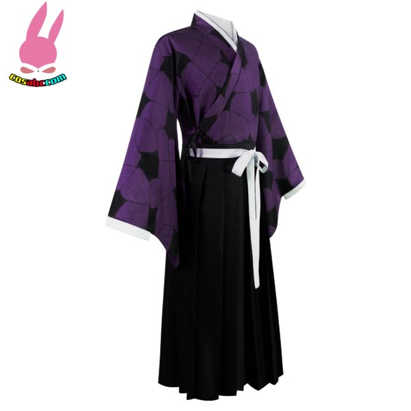 画像4: cosabc 鬼滅の刃  上弦の壱 黒死牟 こくしぼう  風 コスプレ衣装 イベント 演出服 二次会 コスチューム パーティー ハロウィン (4)