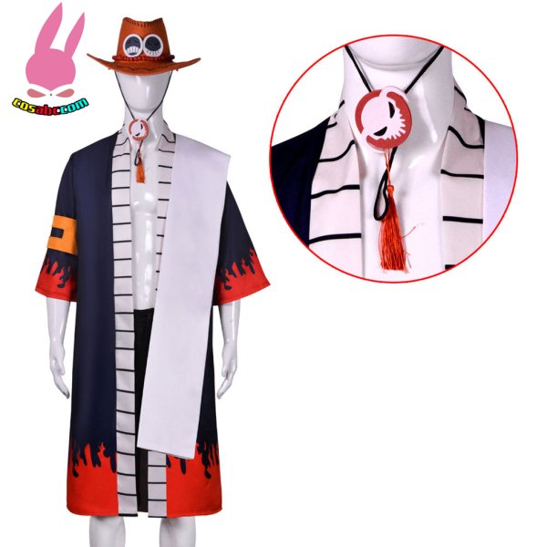 画像1: cosabc  ONE PIECEワンピース火拳のエース　ポートガス・D・エース  風 コスプレ衣装 イベント 演出服 二次会 コスチューム パーティー ハロウィン (1)