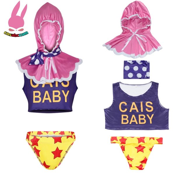 画像5: cosabc ONE PIECEワンピースセニョール・ピークSenor Pink cosplay スイスイの実 風  コスプレ衣装 イベント 演出服 二次会 コスチューム パーティー ハロウィン (5)