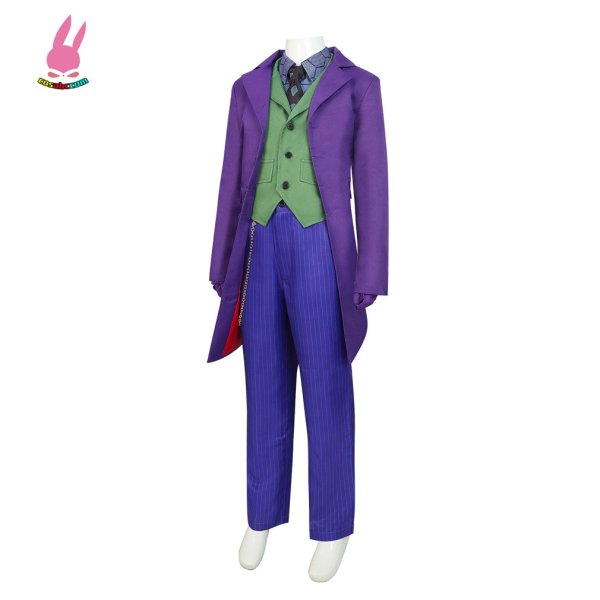 画像3: cosabc ジョーカー 子供 コス衣装 バットマン: ダークナイト・リターンズ キッズ ハロウイン仮装 服コスチューム イベント パーティー 変装 二次元 (3)