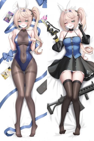 画像1: cosabc  等身抱き枕カバー ドールズ フロントライン Dolls'Frontline シャークリー【同人】等身大 抱き枕カバー 2wayトリコット 160×50cm 高品質 セクシー美女 (1)