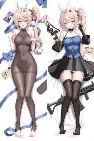 画像1: cosabc  等身抱き枕カバー ドールズ フロントライン Dolls'Frontline シャークリー【同人】等身大 抱き枕カバー 2wayトリコット 160×50cm 高品質 セクシー美女 (1)