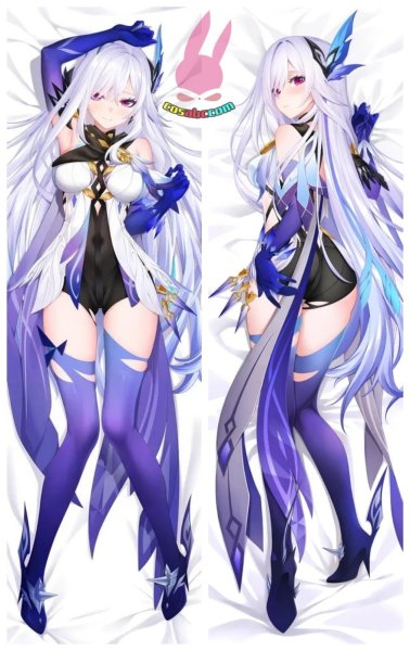 画像1: cosabc  等身抱き枕カバー 原神 げんしん スカーク  【同人】等身大 抱き枕カバー 2wayトリコット 160×50cm 高品質 セクシー美女 (1)