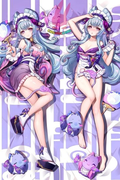 画像1: cosabc  等身抱き枕カバー 原神 夢見 月瑞希 ゆめみづき みずき【同人】 等身大 抱き枕カバー  2wayトリコット 160×50cm 高品質 セクシー美女 (1)