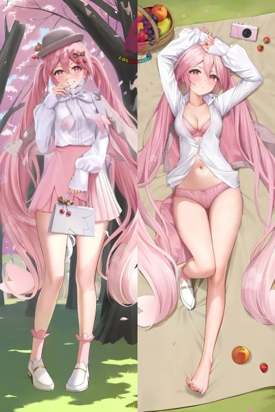 画像1: cosabc  等身抱き枕カバー ボーカロイド 初音 ミク  【同人】等身大 抱き枕カバー 2wayトリコット 160×50cm 高品質 セクシー美女 (1)