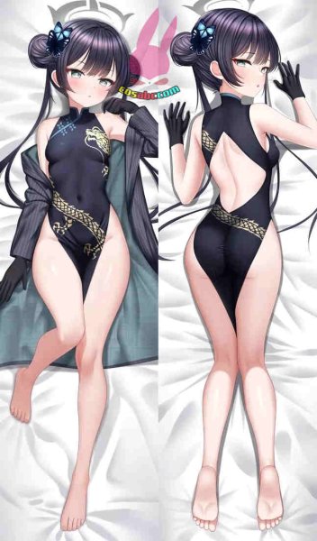 画像1: cosabc  等身抱き枕カバー ブルーアーカイブ　竜華 りゅうげ キサキ【同人】 等身大 抱き枕カバー  2wayトリコット 160×50cm 高品質 セクシー美女 (1)