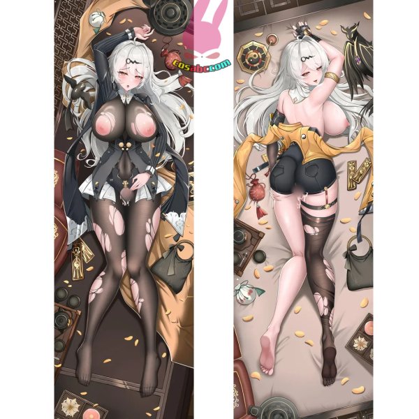 画像1: cosabc  等身抱き枕カバー ゼンレスゾーンゼロ 儀玄 イーシェン【同人】等身大 抱き枕カバー 2wayトリコット 160×50cm 高品質 セクシー美女 (1)