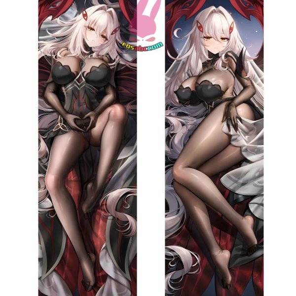 画像1: cosabc  等身抱き枕カバー 原神 げんしん ロノヴァ【同人】等身大 抱き枕カバー 2wayトリコット 160×50cm 高品質 セクシー美女 (1)