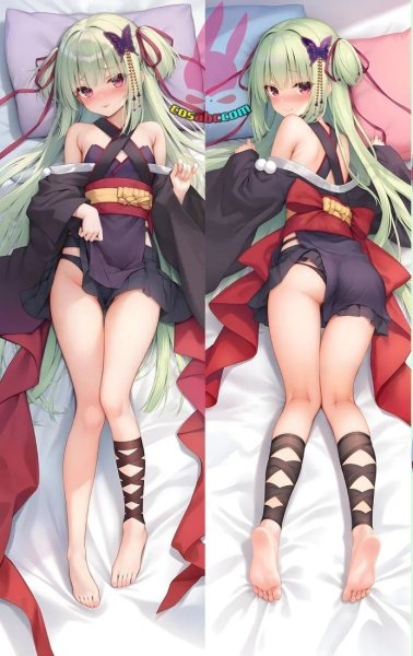 画像1: cosabc  等身抱き枕カバー 千恋＊万花　ムラサメ【同人】等身大 抱き枕カバー 2wayトリコット 160×50cm 高品質 セクシー美女 (1)