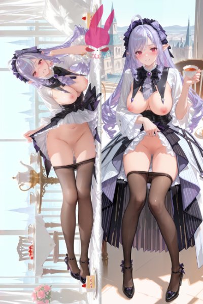 画像1: cosabc  等身抱き枕カバー ビビアン・バンシー【同人】等身大 抱き枕カバー 2wayトリコット 160×50cm 高品質 セクシー美女 (1)