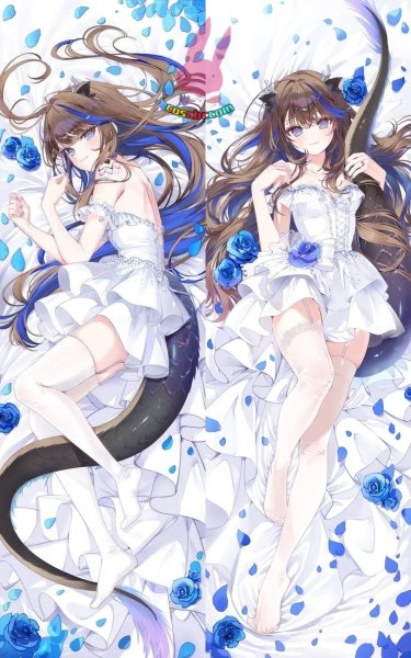 画像1: cosabc  等身抱き枕カバー VTuber-藍璃かんな 【同人】等身大 抱き枕カバー 2wayトリコット 160×50cm 高品質 セクシー美女 (1)