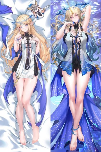 画像1: cosabc  等身抱き枕カバー 鳴潮 めいちょう カルテジア 【同人】等身大 抱き枕カバー 2wayトリコット 160×50cm 高品質 セクシー美女 (1)