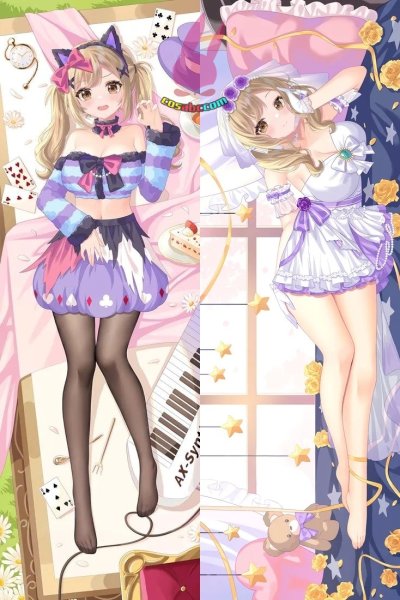 画像1: cosabc  等身抱き枕カバー バンドリ！ 市ヶ谷 有咲【同人】等身大 抱き枕カバー 2wayトリコット 160×50cm 高品質 セクシー美女 (1)