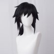 画像6: cosabc 鬼滅の刃 冨岡 義勇コスプレ衣装  子供用 大人用 日輪刀道具 ウィッグ  イベント 演出服 二次会 コスチューム パーティー ハロウィン (6)
