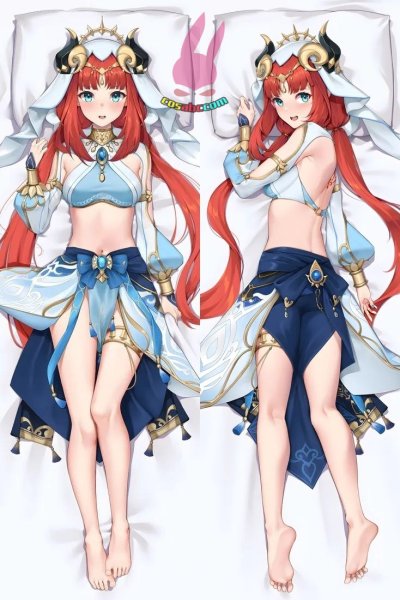 画像1: cosabc  等身抱き枕カバー 原神 げんしん ニィロウ 【同人】等身大 抱き枕カバー 2wayトリコット 160×50cm 高品質 セクシー美女 (1)