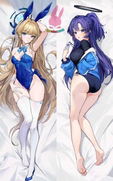 画像1: cosabc  等身抱き枕カバー ブルーアーカイブ 飛鳥馬トキ 早瀬ユウカ 【同人】等身大 抱き枕カバー 2wayトリコット 160×50cm 高品質 セクシー美女 (1)