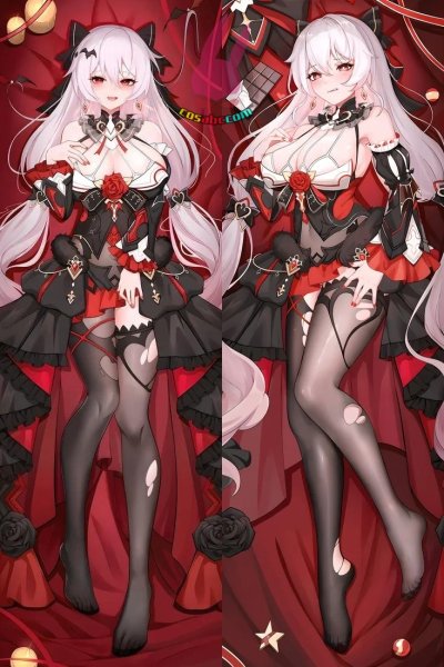 画像1: cosabc  等身抱き枕カバー 崩坏3rd テレサ・アポカリプス 【同人】等身大 抱き枕カバー 2wayトリコット 160×50cm 高品質 セクシー美女 (1)