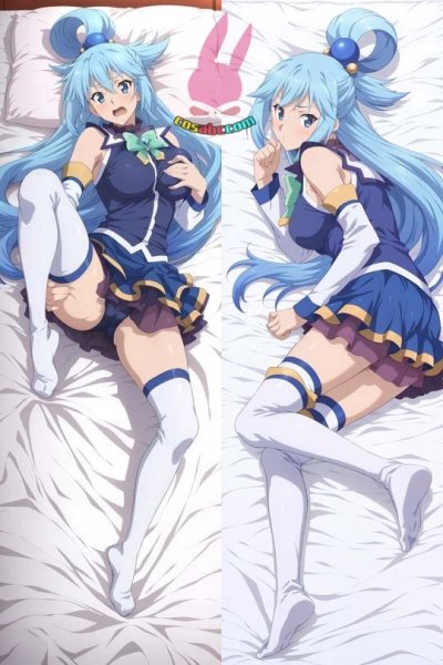 画像1: cosabc  等身抱き枕カバー アクア【同人】等身大 抱き枕カバー 2wayトリコット 160×50cm 高品質 セクシー美女 (1)