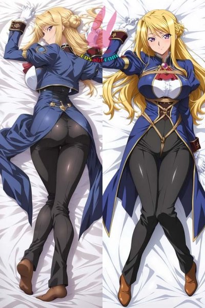 画像1: cosabc  等身抱き枕カバー シルヴィア=ファン・ホッセン 【同人】等身大 抱き枕カバー 2wayトリコット 160×50cm 高品質 セクシー美女 (1)