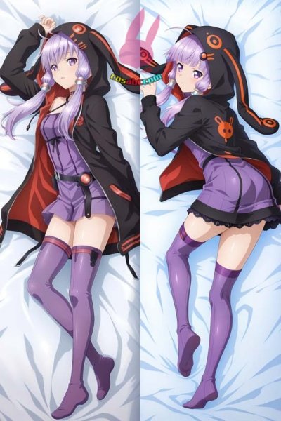 画像1: cosabc  等身抱き枕カバー 結月ゆかり 【同人】等身大 抱き枕カバー 2wayトリコット 160×50cm 高品質 セクシー美女 (1)