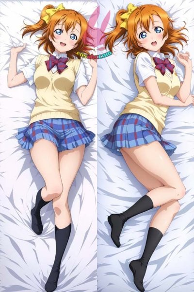 画像1: cosabc  等身抱き枕カバー 高坂穂乃果 【同人】等身大 抱き枕カバー 2wayトリコット 160×50cm 高品質 セクシー美女 (1)