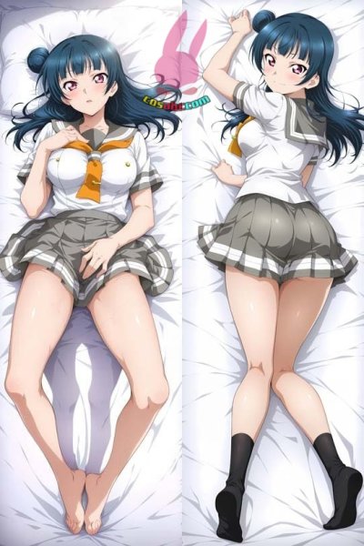 画像1: cosabc  等身抱き枕カバー 津島善子 【同人】等身大 抱き枕カバー 2wayトリコット 160×50cm 高品質 セクシー美女 (1)