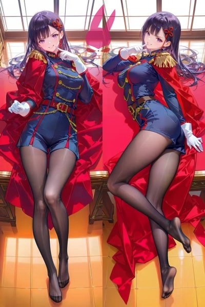 画像1: cosabc  等身抱き枕カバー 山城 恋 やましろ れん【同人】等身大 抱き枕カバー 2wayトリコット 160×50cm 高品質 セクシー美女 (1)