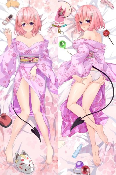 画像1: cosabc  等身抱き枕カバー とらぶる モモ·ベリア·デビルーク【同人】等身大 抱き枕カバー 2wayトリコット 160×50cm 高品質 セクシー美女 (1)