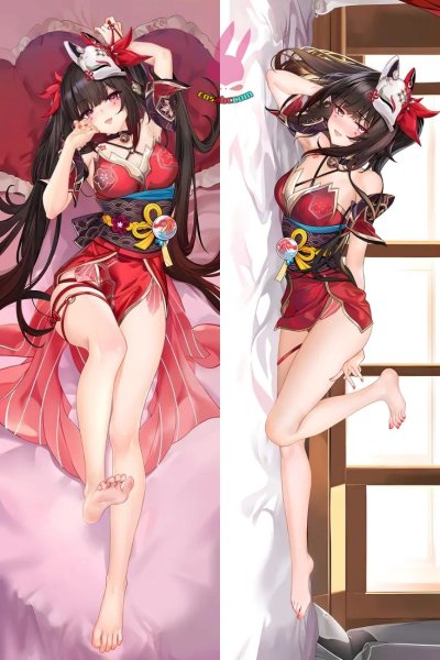 画像1: cosabc  等身抱き枕カバー 崩壊 スターレイル 花火　はなび【同人】等身大 抱き枕カバー 2wayトリコット 160×50cm 高品質 セクシー美女 (1)