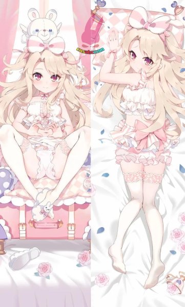 画像1: cosabc  等身抱き枕カバー Fate フェイト イリヤスフィール【同人】等身大 抱き枕カバー 2wayトリコット 160×50cm 高品質 セクシー美女 (1)